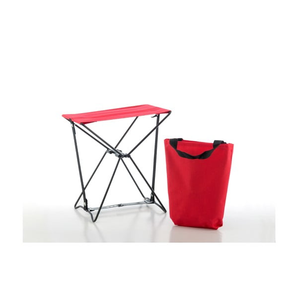 Červená skládací stolička InnovaGoods Handy