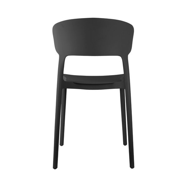 Mustad plastikust söögitoolid 4tk komplektis Fain - Leitmotiv-image-4