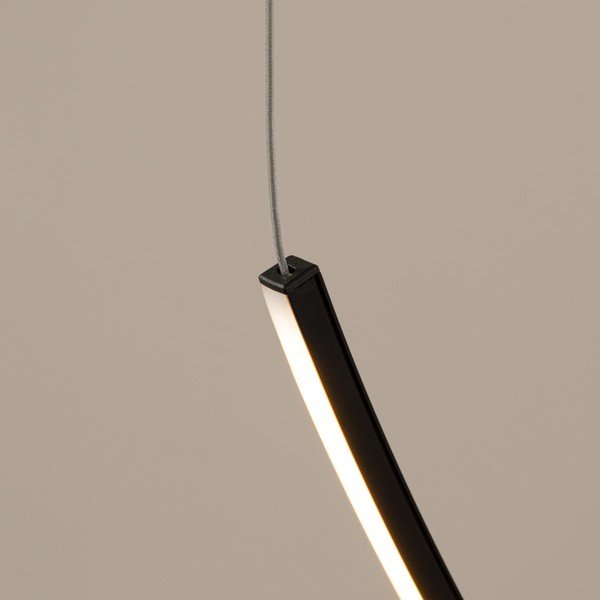 Must alumiiniumist LED-rippvalgusti ALVAR - Thoro-image-3