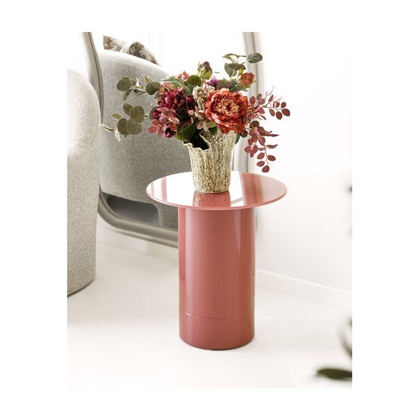 Klaasist ümmargune abilaud ø 45 cm Florens - House Nordic-image-1