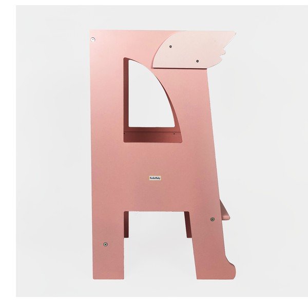Roosa õppimistorn Montessori – Rocket Baby-image-1