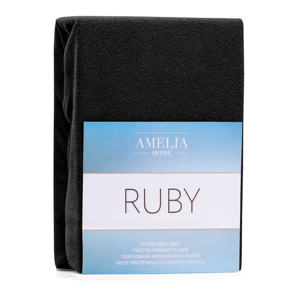 Must kummiga froteelina 240x220 cm Ruby – AmeliaHome-image-2