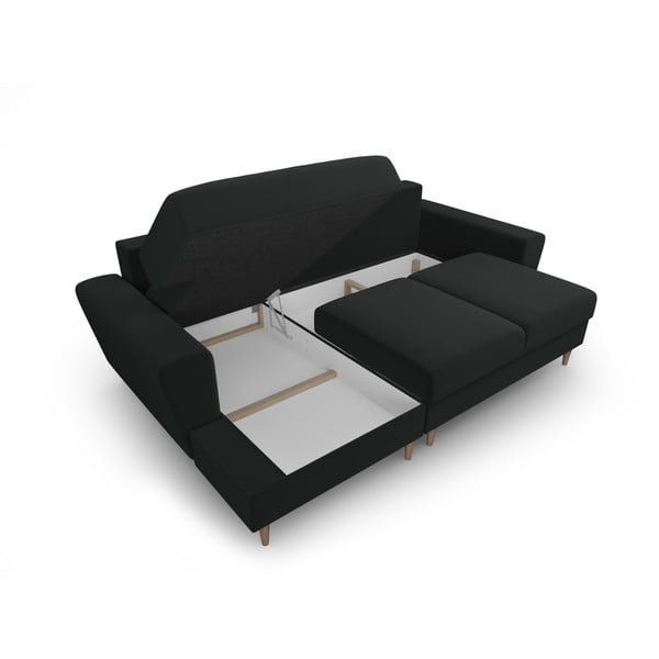 Must sametist panipaigaga nurgadiivanvoodi (vasak nurk) Kyoto - Cosmopolitan Design-image-3