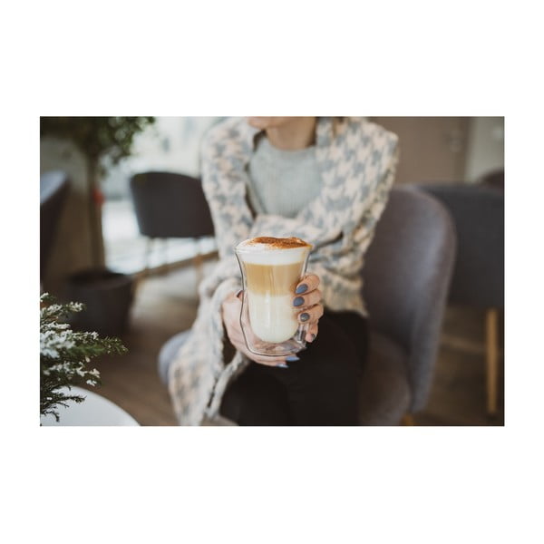 Topeltseinaga klaaskruusid 6tk komplektis 250 ml - Vialli Design-image-4