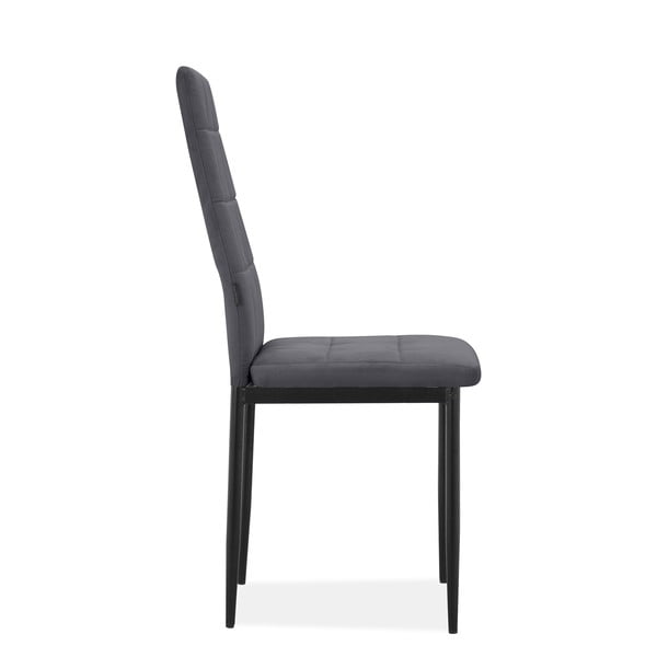 Mustad samet söögitoolid, 2 tk komplektis Becca - Støraa-image-4