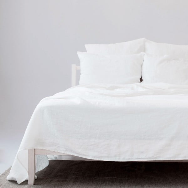Valge linane voodilina 230x270 cm - Linen Tales-image-2