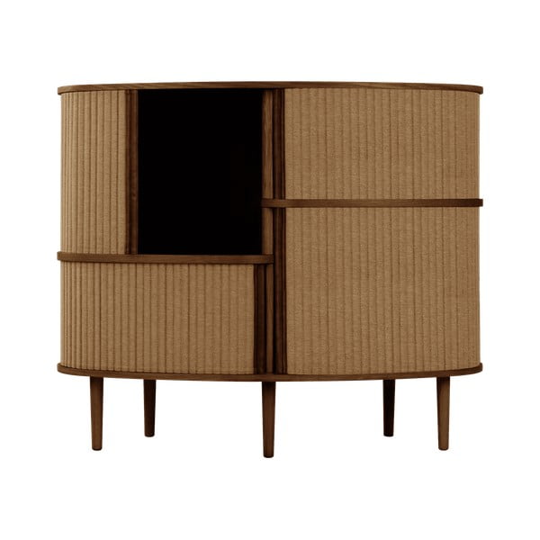 Pruun tammespoonist lükandustega kummut 120x100x50 cm Audacious - UMAGE-image-1