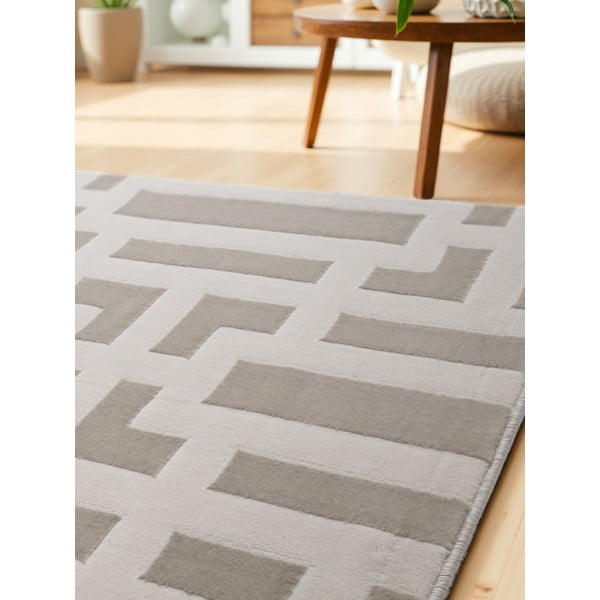 Hall-kreem vaip 80x240 cm Perles Onyx – Elle Decoration-image-3