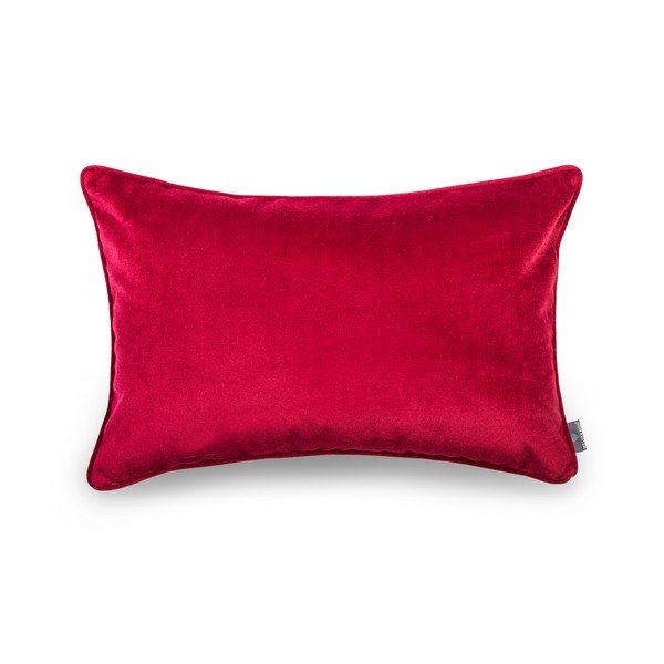Červený povlak na polštář WeLoveBeds Mystic Burgundy, 40 x 60 cm