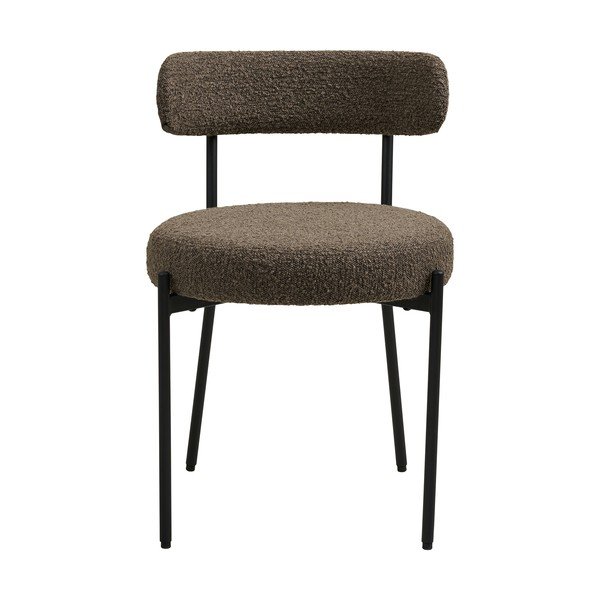 Pruun polsterdatud söögitool Badalona – House Nordic-image-3