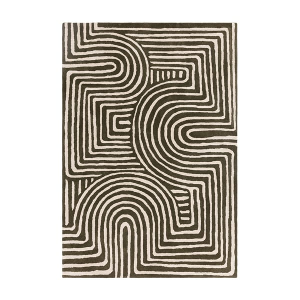 Roheline käsitsi kootud villane vaip 200x290 cm Reef - Asiatic Carpets