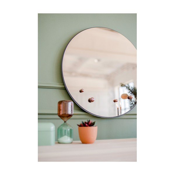 Pronksi värvi peegel, ø 70 cm Dew - EMKO-image-1