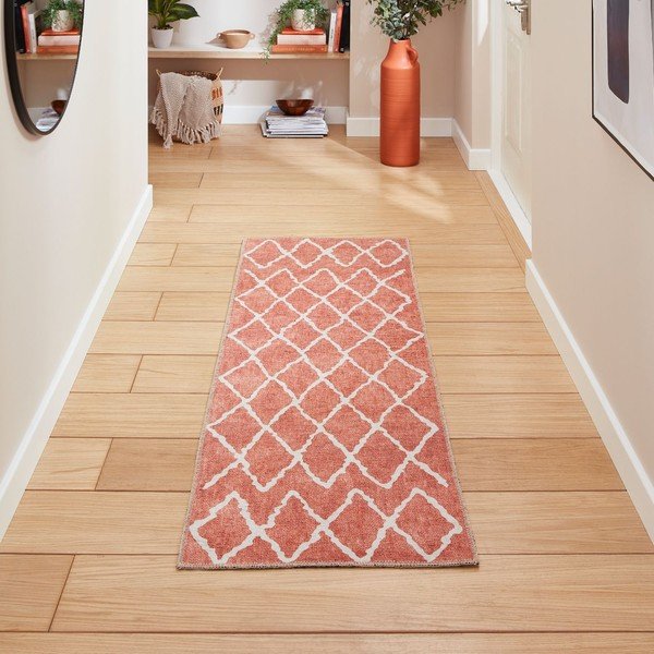 Oranž pestav vaip 76x230 cm Coral Orange - Think Rugs-image-1