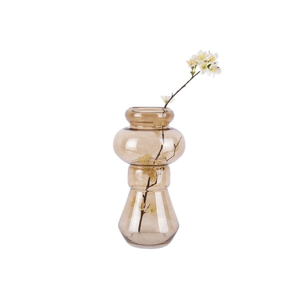 Pruunist klaasist vaas, kõrgus 35 cm Morgana - PT LIVING-image-2