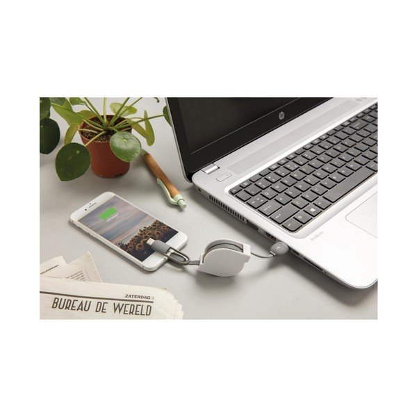 Zatahovací USB nabíječka XD Design Collection-image-1
