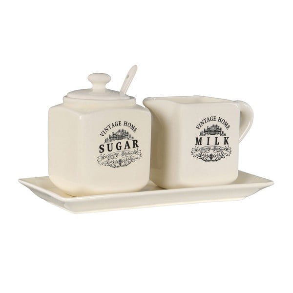 Keramický set cukřenky a konvičky na mléko Premier Housewares Vintage Home
