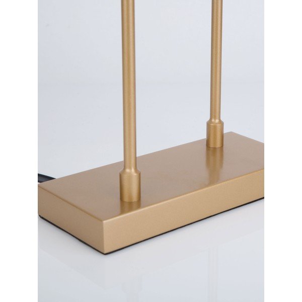 Kuldse värvi metallist LED-laualamp akrüülklaasist varjuga (kõrgus 52 cm) Atomo - Nova Luce-image-4