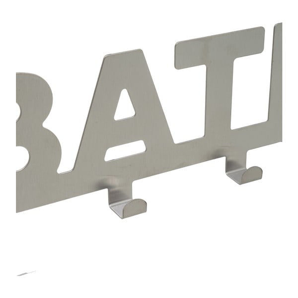 Metallist uksehoidja, matt hõbedane 32 cm Bath - Casa Selección-image-2