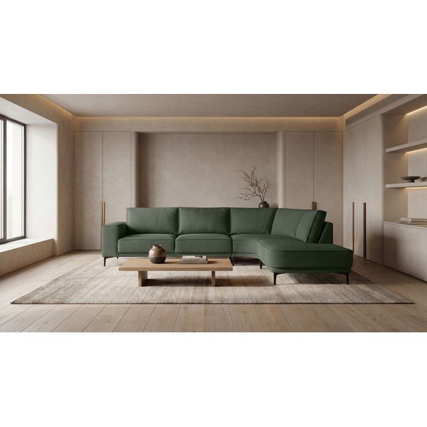 Khaki värvi nurgadiivan (parem nurk) Copenhagen - Scandic-image-1