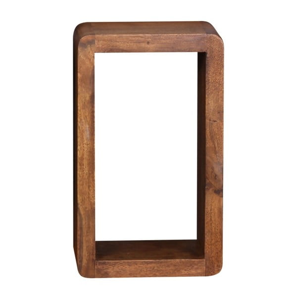 Sada 3 nástěnných polic z masivního sheeshamového dřeva Skyport BOHA-image-4