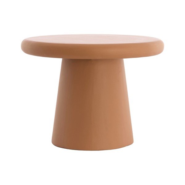 Ümmargune kohvilaud terrakota värvi ø 60 cm Kulona - Light & Living