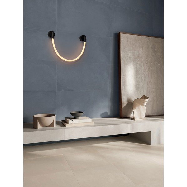 Valge/mattmust terasest LED-seinavalgusti Ilane - Nova Luce-image-1
