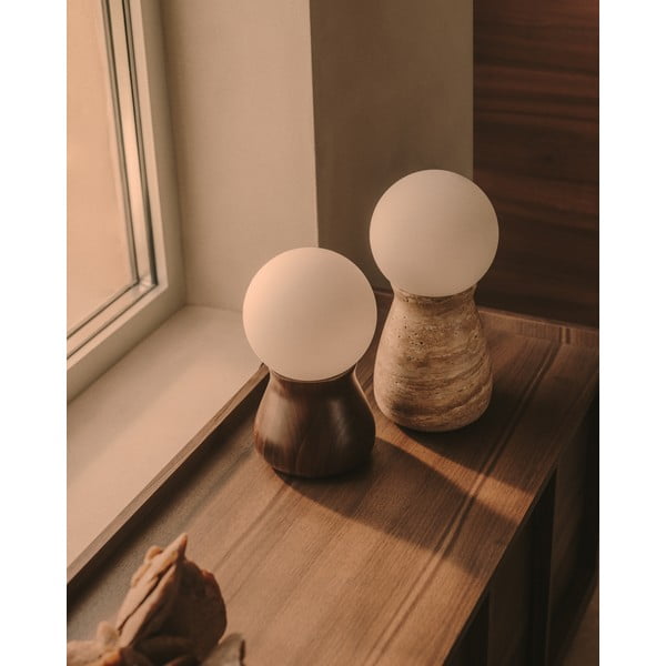 Beež lauavalgusti (kõrgus 31,5 cm) Okeni - Kave Home-image-2