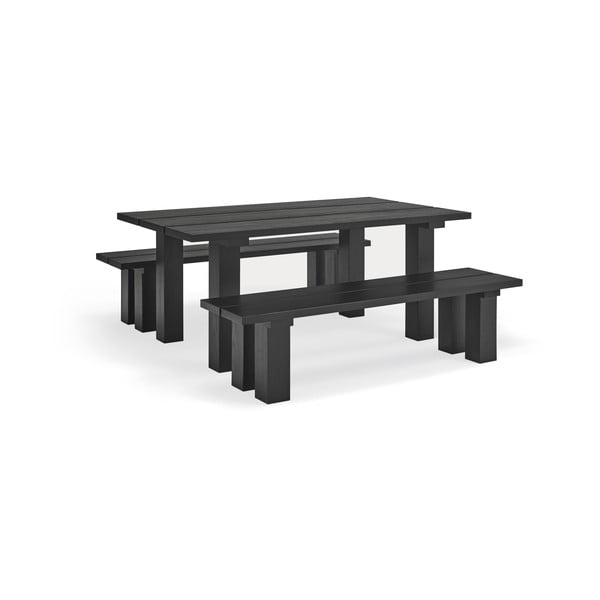 Söögilaud männipuidust lauaplaadiga 100x180 cm Banda - Teulat-image-4