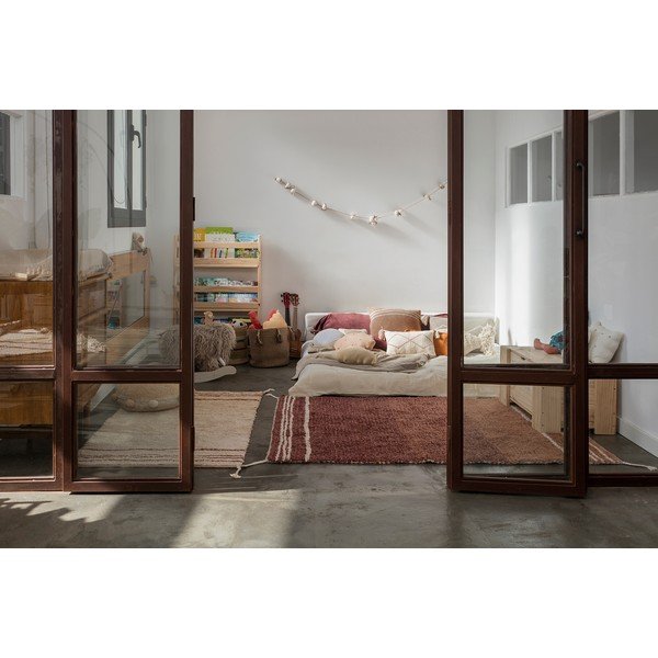 Tellisevärvi puuvillane vaip 80x140 cm Twin Toffee - Lorena Canals-image-1