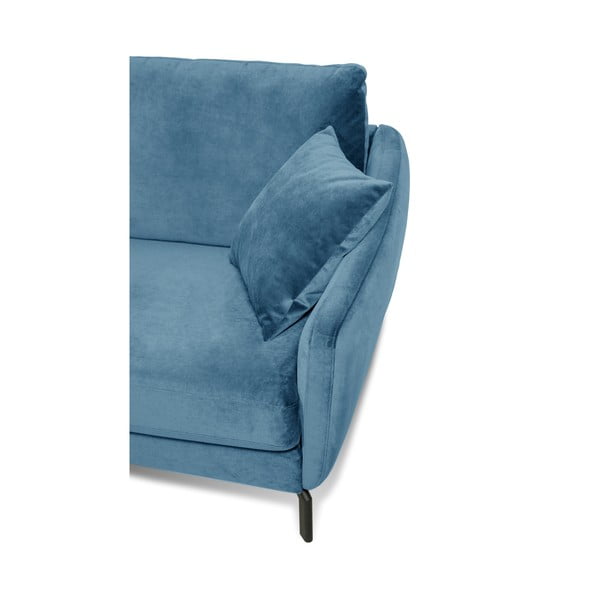 Sinine sametne nurgadiivan (vasakpoolne nurk) Magic - Scandic-image-4