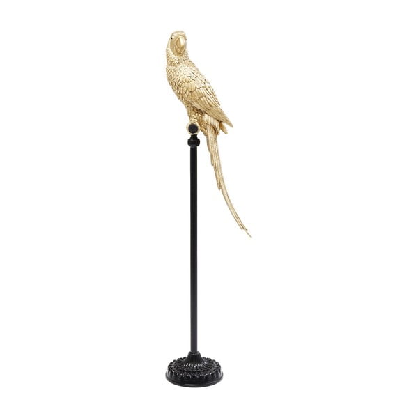 Dekorativní socha papouška ve zlaté barvě Kare Design