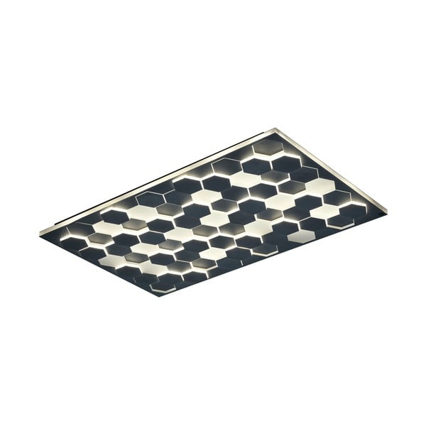 Must LED laevalgusti hääljuhtimise/mobiilirakenduse juhtimisega, metallist varjuga 70x115 cm Cifavo - CINQUE-image-2