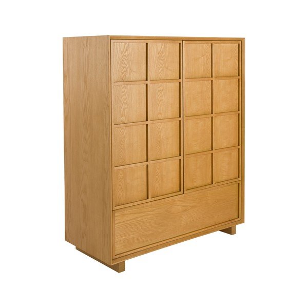 Tuhapuidust kapp 100x120x45 cm Raster - Zuiver-image-3