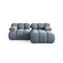 Hall sametist mooduldiivan (parem nurk/diivanvoodiga) - Micadoni