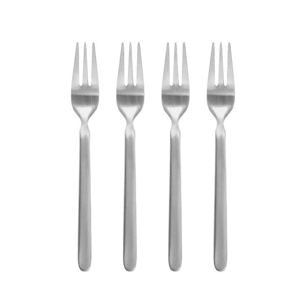 Roostevabast terasest söögiriistad 4 osa matt hõbedases värvitoonis 4 inimesele Stella - Blomus