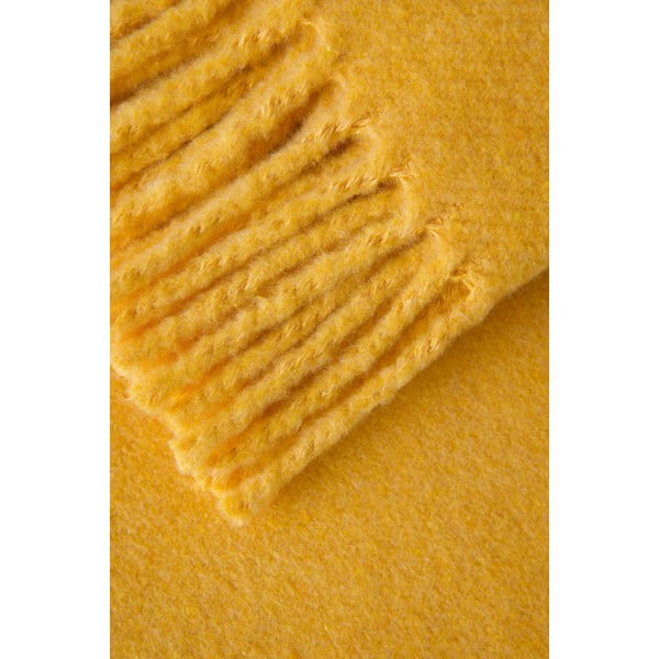 Kollane ruuduline puuvillane alusmaterjal, 140 x 180 cm Plain - Euromant-image-2