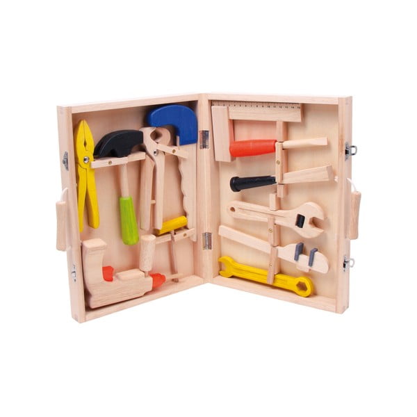 Dětský dřevěný set nářadí v kufříku Legler Toy