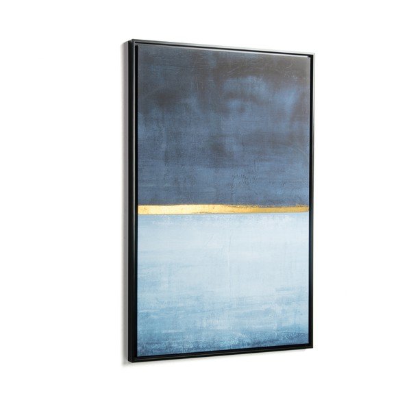 Sinine maal raamides, 60 x 90 cm, abstraktne, 60 x 90 cm Wrigley - Kave Home