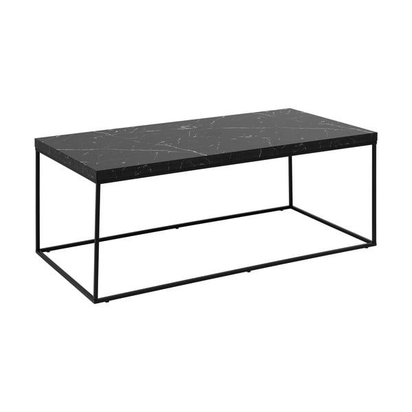 Must marmoridekooriga diivanilaud 55x110 cm Barossa - Actona-image-4