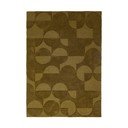 Tumeroheline käsitsi kootud villane vaip 160x230 cm Gigi - Flair Rugs