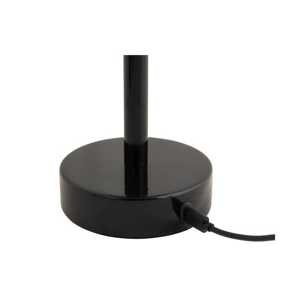 Must LED lauavalgusti metallist varjuga (kõrgus 24,5 cm) James - Leitmotiv-image-4