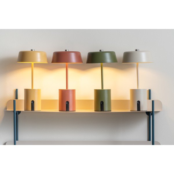 Ookerkollane metallist LED-laualamp (kõrgus 22,5 cm) Elemental LED - Leitmotiv-image-2