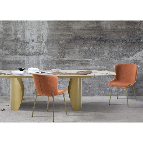 Oranžid söögitoolid 2tk komplektis Snug - Tomasucci-image-1