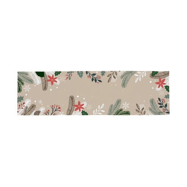 Puuvillane jõulumotiiviga linik 40x140 cm Frosted Branches – Butter Kings