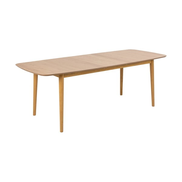 Kokkupandav söögilaud tammeplaadiga 180x90 cm Montreux - Actona-image-4