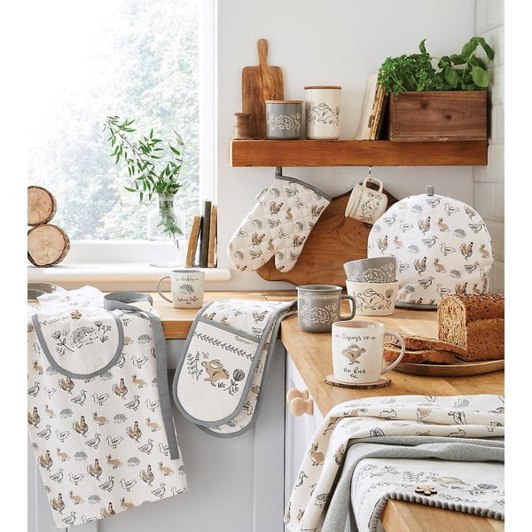 Komplekt 3 puuvillast köögirätikut Country Animals - Cooksmart ®-image-2
