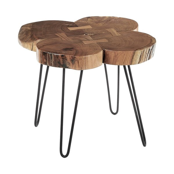 Diivanilaud akaatsiaplaadiga 50x50 cm Nandri - Premier Housewares-image-2