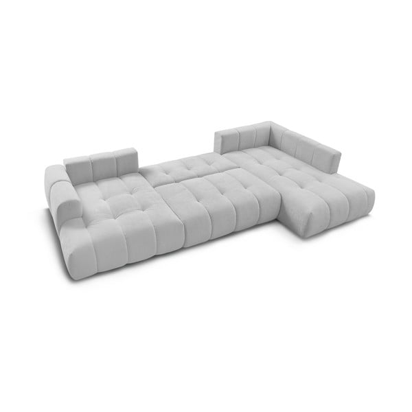 Helehall nurgadiivanvoodi panipaigaga (vasak nurk/"U" kujuline) Fuji - Bobochic Paris-image-4