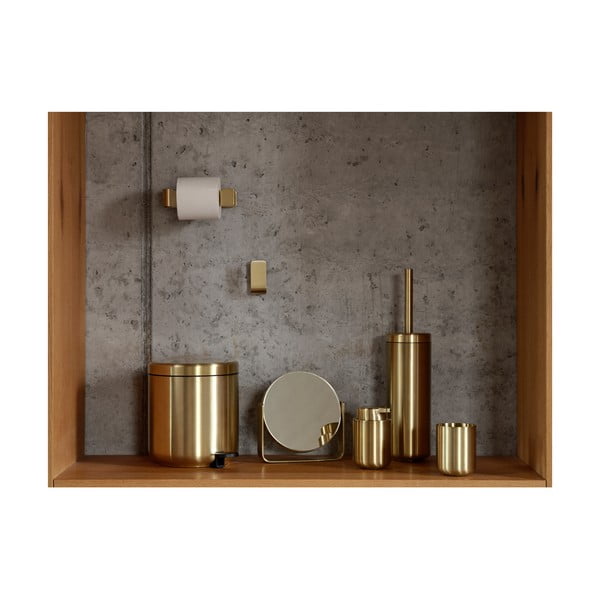 Messingivärvi seinale kinnitatav roostevabast terasest WC-paberi hoidik Ume Brass - Zone-image-1