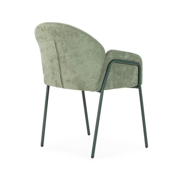 Rohelised polsterdatud söögitoolid 2 tk komplektis Aslin - MOME-image-4